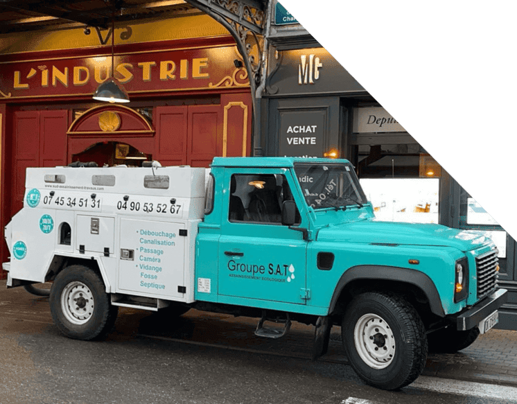 Camion d’intervention Sud Assainissement Travaux